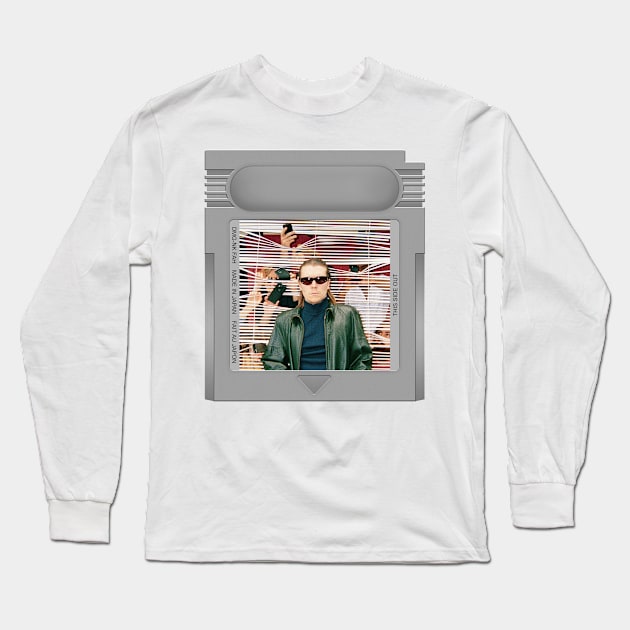 Forced Witness Game Cartridge Long Sleeve T-Shirt by PopCarts